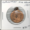 King George Coronation 1937 Medallion