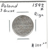 Poland: 159Z (1592) 3 Grosze Riga