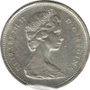 Canada: 1968 25 Cents, Silver, Clipped Planchet ERROR Coin