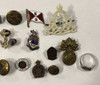 Lot of Various Military Badges, Pins, Buttons, Etc.