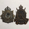 Canada: Lot of 2 Cap Badges