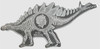 Solomon Islands: 2021 $5 Dinosaurs of North America: Stegosaurus 2oz Pure Silver Coin