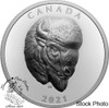 Canada: 2021 $25 Bold Bison 1 oz Pure Silver EHR Coin