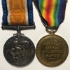 Great Britain: WWI Medal Pair Awarded to 44633 Pte. H. Mapplebeck of The Machine Gun Corps