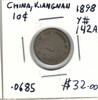 China: Kiangnan: 1898 10  Cent