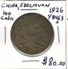 China: Szechuan: 1926 100 Cash