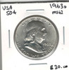 United States:  1963D  50 Cent  MS62