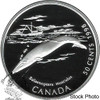 Canada: 1998 50 Cents Blue Whale Silver Coin