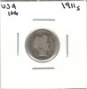 United States: 1911s 10 Cent VG8