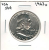United States: 1963D  50 Cent MS63
