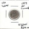 United States: 1829 1/2 Dime EF Scratches