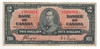 Canada: 1937 $2 Bank Of  Canada Banknote  BC-22c