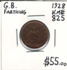 Great Britain: 1928 Farthing