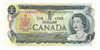 Canada: 1973 $1 Bank Of Canada Replacement  Banknote AN