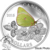 Canada: 2015 $20 Butterflies of Canada - Colias Gigantea Silver Coin