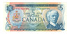 Canada: 1972 $5 Bank Of Canada Replacement Banknote *SP