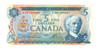 Canada: 1972 $5 Bank Of Canada Replacement Banknote *SB