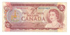 Canada: 1974 $2 Bank Of Canada Banknote RS  Test Note