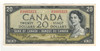 Canada: 1954 $20   Bank  Of  Canada  Banknote   BC-41b