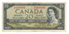 Canada: 1954  $20 Bank Of Canada Banknote BC-41b