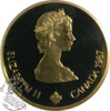 Canada: 1987 $100 Calgary XV Olympic Winter Games Gold Coin