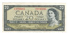Canada: 1954 $20  Bank Of Canada Banknote BC-41b U/E