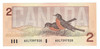 Canada: 1986 $2 Bank Of Canada Banknote AUL