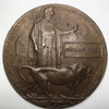 Great Britain: WWI Death Penny / Memorial Plaque to Reginald Freed