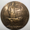 Great Britain: WWI Death Penny / Memorial Plaque to John Moore