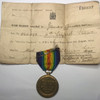 Allied Victory Medal WWI 1914-1919, Awarded to 3341 PTE. J. ANDERSON. SEAFORTH