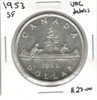 Canada: 1953 $1 Silver Dollar SF Unc Details
