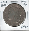 United States: 1904S Morgan Dollar VG