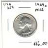 United States: 1964D 25 Cent MS62