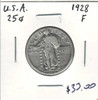 United States: 1928 25 Cent F12