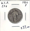 United States: 1930 25 Cent  F12