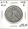 United States: 1918S 50 Cent G4