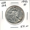 United States: 1946 50 Cent EF40