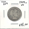United States: 1909D 25 Cent VG8
