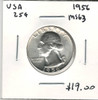 United States: 1956 25 Cent  MS63