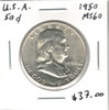 United States: 1950 50 Cent MS60