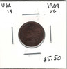 United States: 1909   1  Cent  VG8