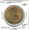United States: 1939 New York World's Fair George Washington Token