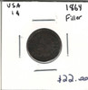 United States: 1864 1 Cent Filler