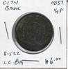 City Bank: 1837 Half Penny LC-8A