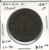 Banque De Peuple: 1837 Penny LC-9C