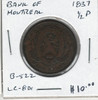 Bank of Montreal: 1837 Half Penny LC-8D1