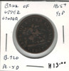 Bank of Upper Canada:  1857 Half Penny PC-5D