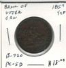 Bank of Upper Canada:  1857 Half Penny  PC-5D