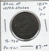 Bank of Upper Canada: 1854 Half Penny P4 PC-5C1