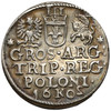 Poland: 1602 3 Grosze Krakow "Retrograde 2" NGC UNC Details